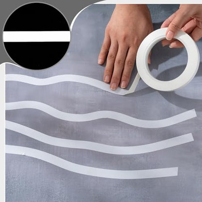 Nezyo 6 Pcs Vinyl Pinstripe Tape Auto,White,1/16,1/8, 1/4 Inch - color: White, size: 1/16,1/8, 1/4 Inch