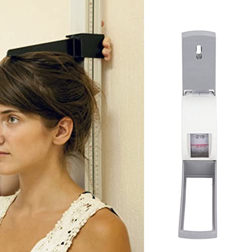 Height Growth Measurement Wall Scale, Portable Height Measuring Meter, Retractable Adults Body Growth Stature Altimeter Auxiliary Equipment 2.2meter Metric System