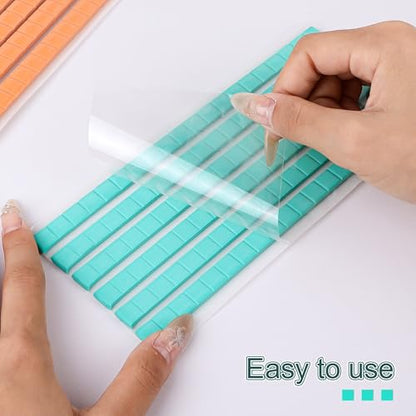Feosky Adhesive Poster Sticky Tack Putty, Reusable and Removable Adhesive Putty, 120PCS, Mounting Putty for displaying Wall Paintings, Museum Art Photography, Picture, Crafts (Pink, Pack of 1) - color: Pink, size: 1Pack