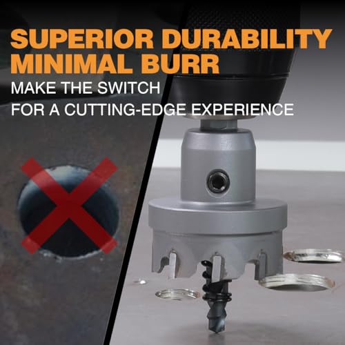 TCT Hole Cutter 2" Carbide Tipped Heavy Duty SS Iron Steel - size: 51mm | 2", style: Single Pack