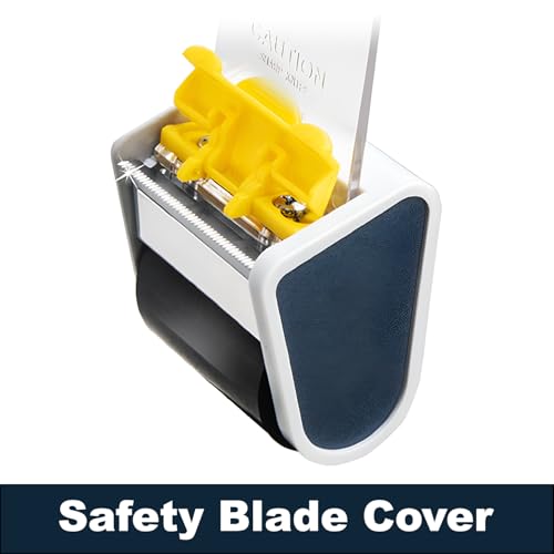 MDJ by Excell Packing Tape Gun Dispenser with Safety Blade Cover, 2 Inch Wide Carton Packing Tape for Commercial Packaging, Shipping, Moving, Carton and Box Sealing