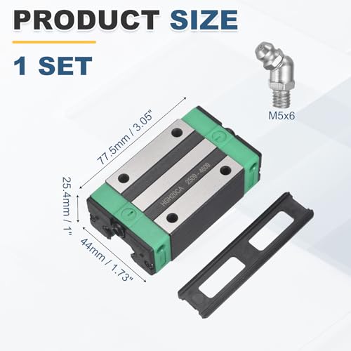 uxcell HGH20CA Linear Slider Block Linear Slider Bearing Carriage
