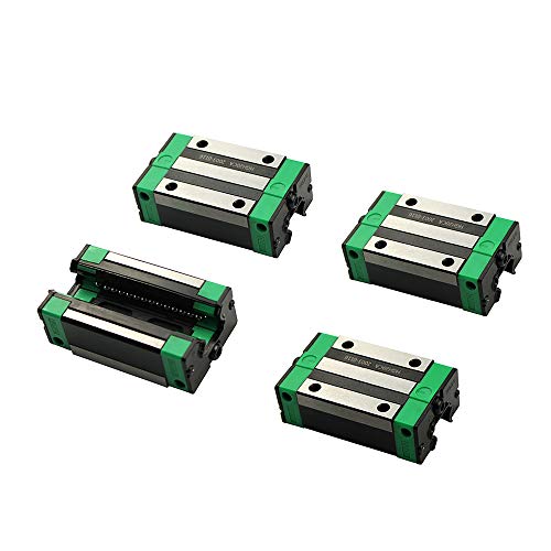 Linear Rail 2PCS HGR15 300mm Linear Guide Rail HGH15CA HGH15 Linear Slide Rail + 4PCS HGH15CA Carriage Slider Block CNC Kit for DIY CNC Routers Lathes Mills - size: 300mm, style: HGR15