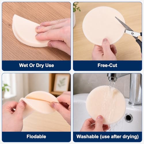 6Pcs 6 Inch Hook and Loop Sponge Sanding Disc, 3000 Grit - size: 6 Inch 3000 Grit