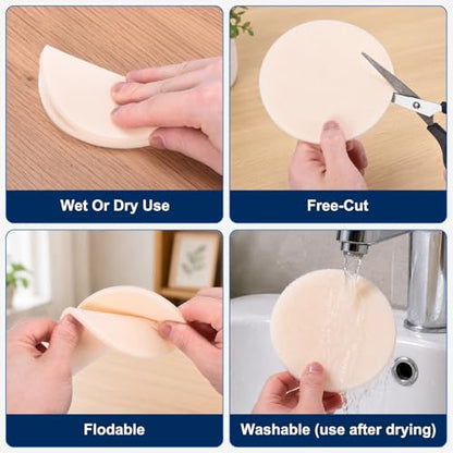 6Pcs 6 Inch Hook and Loop Sponge Sanding Disc, 3000 Grit - size: 6 Inch 3000 Grit