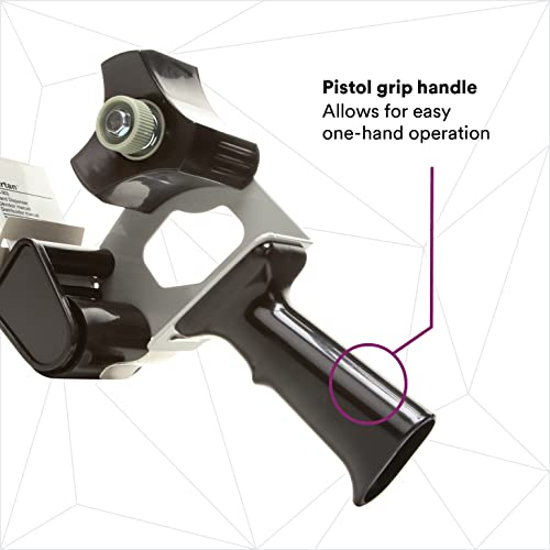 3M Pistol Grip Box Sealing Tape Dispenser HB903, for 2" Wide Tape, 1 Each - size: 2"