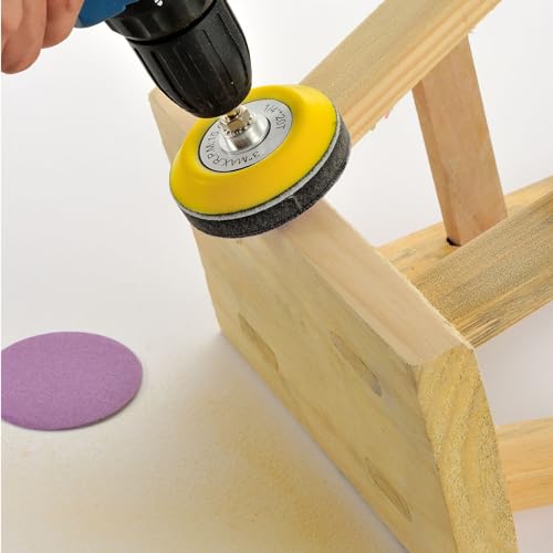 3 Inch Sanding Discs, 40 Pack 240 Grit Hook and Loop Sandpaper - style: 240 Grit