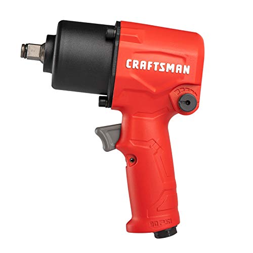 CRAFTSMAN ½-in 400-ft-lbs Air Impact Wrench, Heavy-Duty All-Metal Build, Variable Power Settings, 5 SCFM at 90 PSI