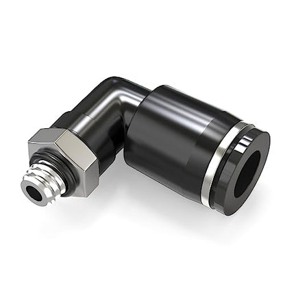 TAILONZ 4mm x M5 Push to Connect Elbow Fitting 10Pcs - size: 4mm OD M5