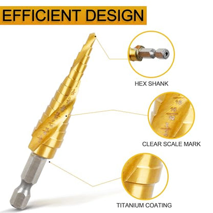 DWA1783IR StepBit Impact Ready Step Drill Bit for Metal