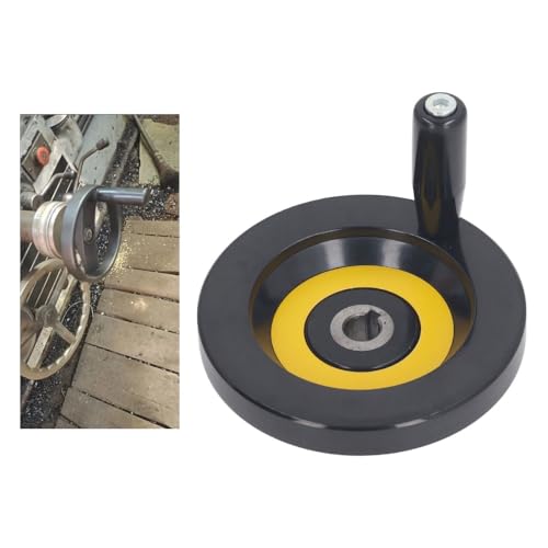 Lathe Milling Machine – Insulated Engineering Plastic Hand Wheel with Revolving Handle, Standard Mounting Holes for Grinder and Industrial Equipment