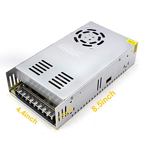 inShareplus 24V 15A 360W, DC Universal Regulated Switching Power Supply, Converter AC 100-240V to DC 24 Volt LED Driver, Transformer,Adapter for LED Strip Light, Computer Project - style: 24V 360W