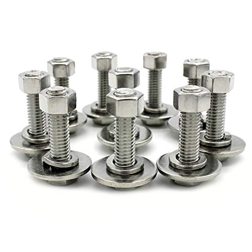 Bolt Fullerkreg 5/16-18x3/4 Hex Head Screws Bolts Set, 10 Sets - size: (10 Sets) 5/16x3/4"