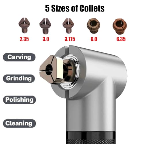 600W Cordless Die Grinder Sander Polisher Grinding Tool for Contour Grinding, Cutting, Engraving, Polishing, Milling, 5 Variable Speeds, 15000 RPM, with Lithium Ion Batteries and Charger