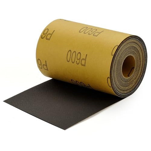 MAXMAN 600 Grit Sandpaper Roll,Silicon Carbide,Longboard Sandpaper for Wood - style: 600 Grit