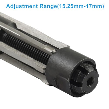 Piutouyar Adjustable Hand Reamer, Adjustment Range 15.25mm-17mm - size: 15.25mm-17mm