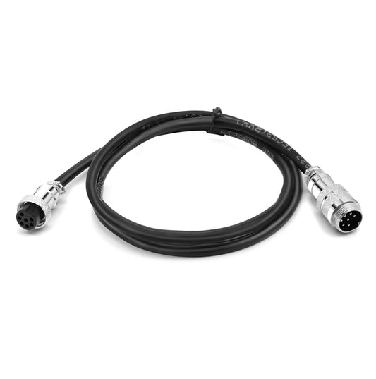 32.8Ft GX12 7Pin Female to Male Aviation Connector Cable,Metal Circular Adapter PVC Cable Connector 5A/125V,12mm for Electrical and Electronic Connections AWG24 Cable 10M - size: 7Pin