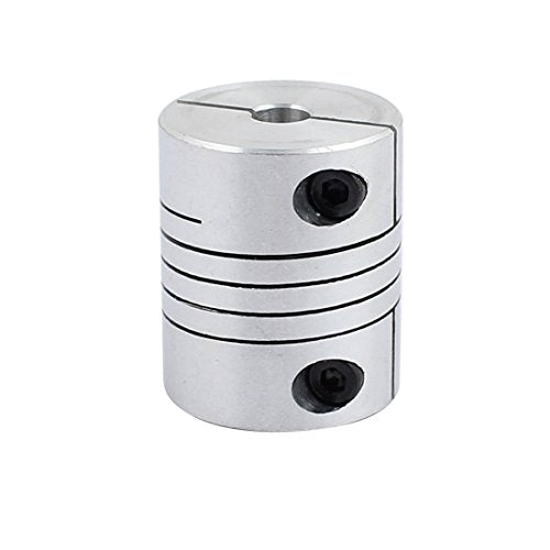 uxcell 6-8mm Shaft Coupling 30mm Length 25mm Dia Stepper Motor Coupler - size: 6-8mm