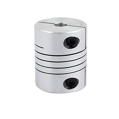 uxcell 6-8mm Shaft Coupling 30mm Length 25mm Dia Stepper Motor Coupler - size: 6-8mm
