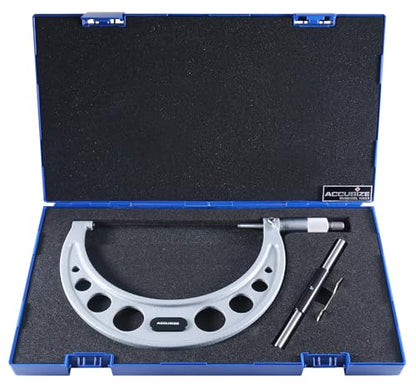 Accusize Outside Micrometer, 6-7in x 0.0001in, EG00-0007 - size: 6-7"