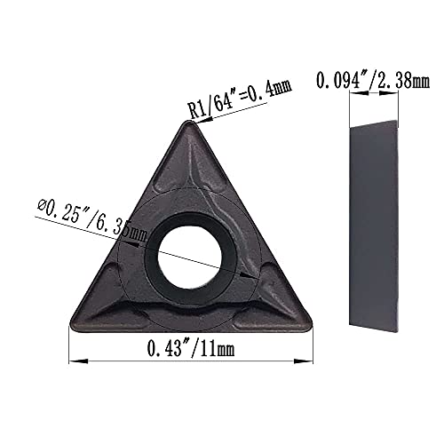 Carbide Inserts Turning Inserts Lathe, TCMT110204, 20 Pcs, Metal Lathe Tools - style: 20pcs TCMT110204
