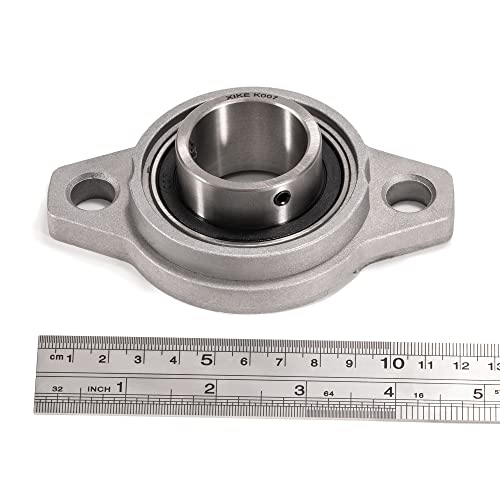 XIKE 4 Pcs KFL007 Mounted Pillow Block Bearings Bore 35mm/1.37inch. - size: KFL007 Bore 35 mm
