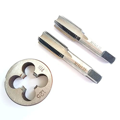 AtticZone M14 x 1.25 Metric Hand Thread Tap and Die Set, Right Hand - size: M14x1.25