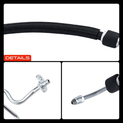 A-Premium Power Steering Pressure Hose Assembly Compatible with Ford
