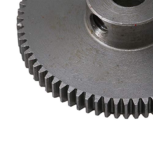 72 Teeth Steel Pinion Gear 6mm Shaft Hole 0.5 Module Spur Gear Small Size for DIY