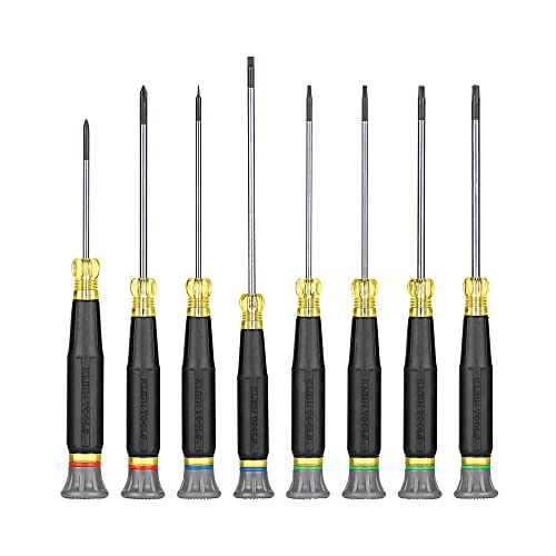 Klein Tools 80021 16-Piece Screwdriver Set with Magnetizer and Klein Tools 85617 8-Piece Precision Screwdriver Set
