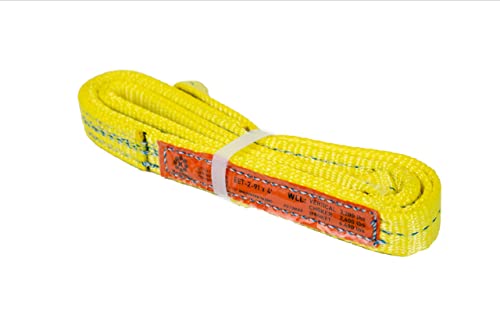 Kennedy Wire Rope & Sling Company 1inches x 4' 2-Ply Twist Eye Polyester Lifting Sling (Various Sizes in Listing) Made in The USA - color: 1" 2-Ply Twist Eye (Type 4), size: 1" x 4'