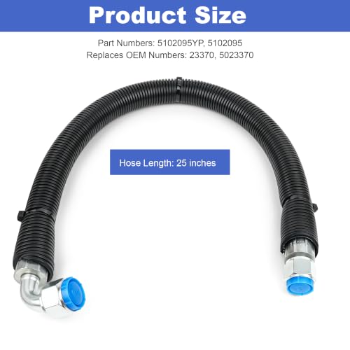 25" Hydro Transmission Hose Assembly for Ferris ProCut S IS500Z IS1500Z