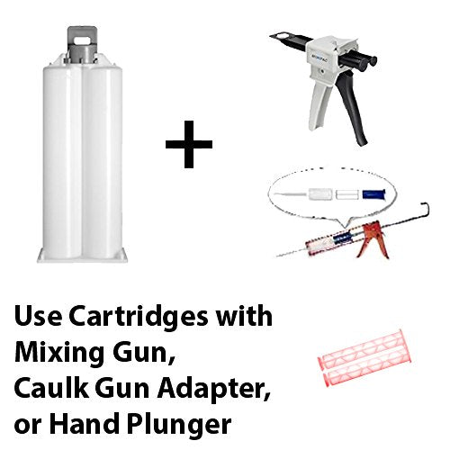Araldite 2015-1 Toughened Epoxy Gel Kit for SMC, GRP (Fiberglass) (50ml/1.7oz w/Hand Plunger)