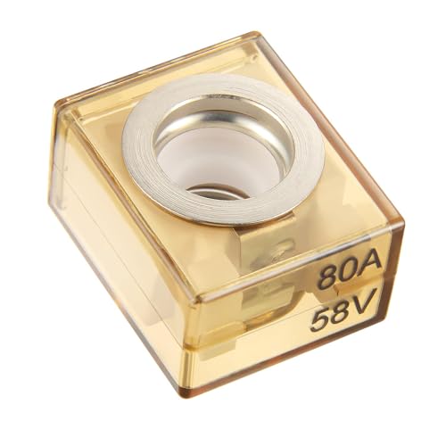 MRBF Terminal Fuse Block 80 AMP Marine Rated Battery Fuse 58V DC Max IP66 Waterproof Fuse Holder 80A - size: 80A