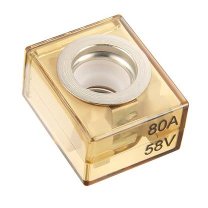 MRBF Terminal Fuse Block 80 AMP Marine Rated Battery Fuse 58V DC Max IP66 Waterproof Fuse Holder 80A - size: 80A