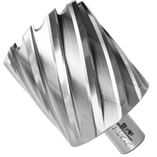 S&F STEAD & FAST Mag Drill Bit 2-3/8" x 2" Depth, Pilot Pin, Annular Cutter - size: 2-3/8"x 2"