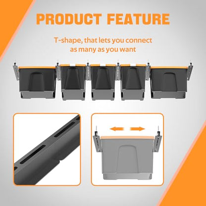 Ultrawall Overhead Garage Storage Rack, Heavy Duty Ceiling Storage Rack - style: For 5 Bins
