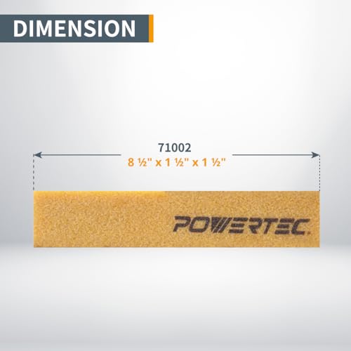 POWERTEC 3 x 21 Inch Sanding Belts & Cleaning Stick, 3 Each of 60/80/120/180/240/400 Grits Aluminum Oxide Sandpaper, 3x21 Sanding Belt for Portable Belt Sander, Woodworking, Paint Sanding (110437) - style: Assorted 60-400 Grit & Cleaning Stick