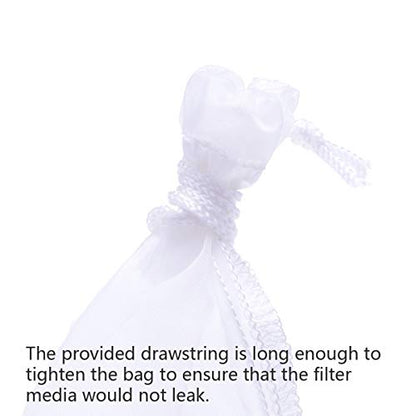 ALEGI 6 Pack Extra Fine Aquarium Filter Media Bags 7.5"×3.6" - size: 7.5"*3.6" (6 pack)