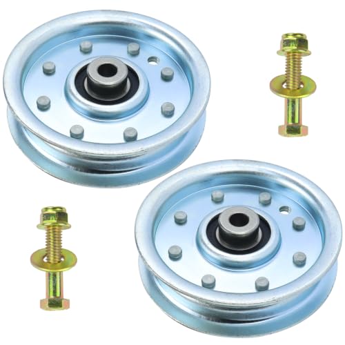 2 Pack 756-0627D Idler Pulley for Cub Cadet LT1045 LT1046 Decks - color: T11 2x756-0627