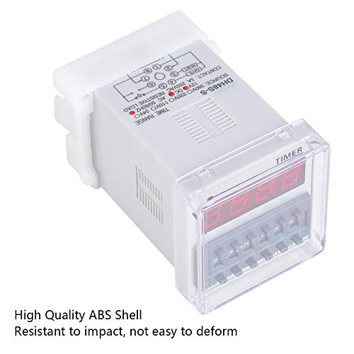 Fafeicy DH48S-S Programmable Delay Time Relay, 8-Pin,