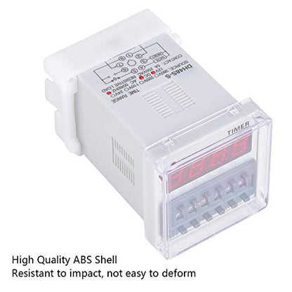 Fafeicy DH48S-S Programmable Delay Time Relay, 8-Pin,