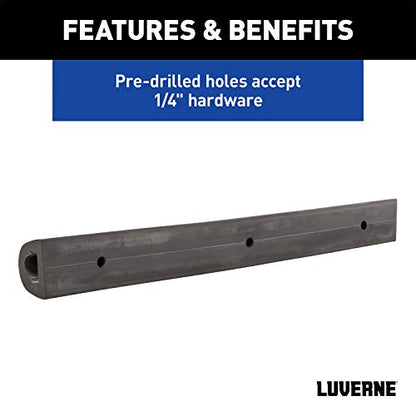 Luverne 2090616 20-Inch Universal Rubber Bumper Guard Protector Strip Loading Dock Rear Fender Pad Bump Stop