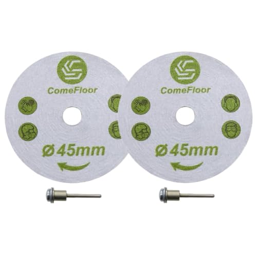 45mm Diamond Cutting Saw Blade and Wheel for Aggressive Wet Cutting, Professional Precision on Ceramic, Porcelain, Marble Tile, 2PCS - size: 45mm