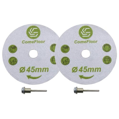 45mm Diamond Cutting Saw Blade and Wheel for Aggressive Wet Cutting, Professional Precision on Ceramic, Porcelain, Marble Tile, 2PCS - size: 45mm