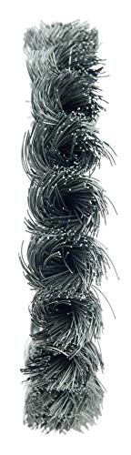Weiler 08034 4" Standard Twist Knot Wire Wheel, .0118" Steel Fill, 1/2"-3/8" Arbor Hole, Made in the USA (Pack of 10) - size: .0118" Wire Size, style: Pack of 10