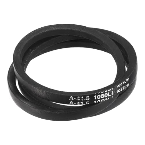 uxcell A41 1/2 Classic Wrapped V-Belt,43" Outer Circ A Profile,Black - size: A41 1/2