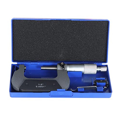 marddpair Outside Micrometer 1‑2 Inch Measuring Range, 0.0001 Inch - size: 1-2 Inch
