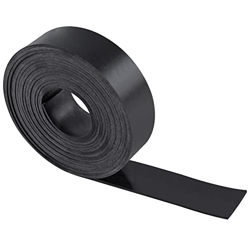 Neoprene Rubber Sheet - 1/16 Inch Thick x 1 Inch Wide x 10 Feet Long Neoprene Rubber Strips Rolls for DIY Gaskets, Pads, Seals, Crafts, Flooring, Cushioning of Anti-Vibration, Anti-Slip - size: W:1In x T: 1/16In x L: 10Ft
