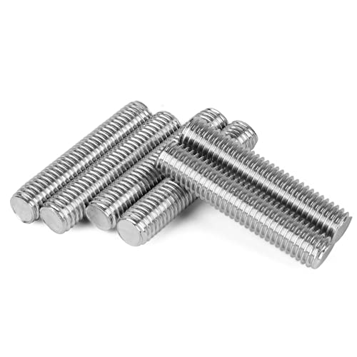 Pack of 20 M8 x 40mm 1.25mm Pitch 304 Stainless Steel Fully Threaded Rods Fasteners